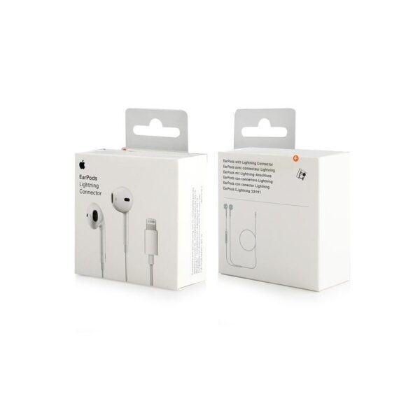 Apple EarPods Earbuds Handsfree με Βύσμα Lightning Λευκό MMTN2ZM/A