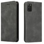 Tel1 Samsung Galaxy S20 Retro Skin Feel Magnetic Θήκη Βιβλίο - Dark Grey