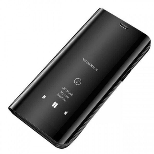 Tel1 Xiaomi Mi Note 10 Lite / Mi Note 10 / Mi Note 10 Pro Clear View Θήκη Βιβλίο - Black Tel1 Xiaomi Mi Note 10 Lite / Mi Note 10 / Mi Note 10 Pro Clear View Θήκη Βιβλίο - Black