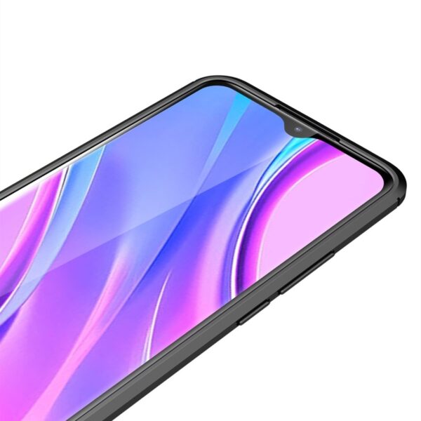 Θήκη Xiaomi Redmi 9 Σιλικόνης Μαύρη Litchi Texture TPU Shockproof Case Black