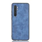 Θήκη Xiaomi Mi Note 10 Lite Μπλε Shockproof Sewing Cow Pattern Skin PC + PU + TPU Case Blue