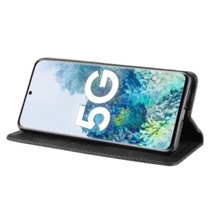 Θήκη Samsung Galaxy S20 Βιβλίο Μαύρο Magnetic Buckle Retro Crazy Horse Texture Horizontal Flip Case Black