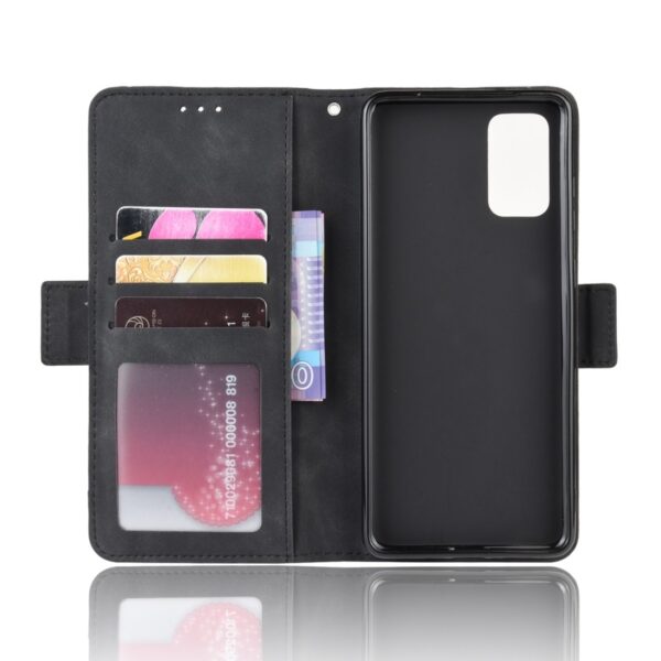 Θήκη Samsung Galaxy S20 Βιβλίο Μαύρο Wallet Style Skin Feel Calf Pattern Case with Separate Card Slot Black