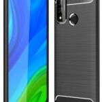 Forcell Huawei P Smart 2020 Carbon Fiber Θήκη Σιλικόνης - Black