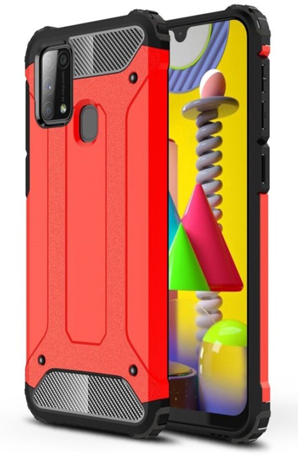 Forcell Samsung Galaxy M31 Hybrid Armor Θήκη Σκληρή - Red