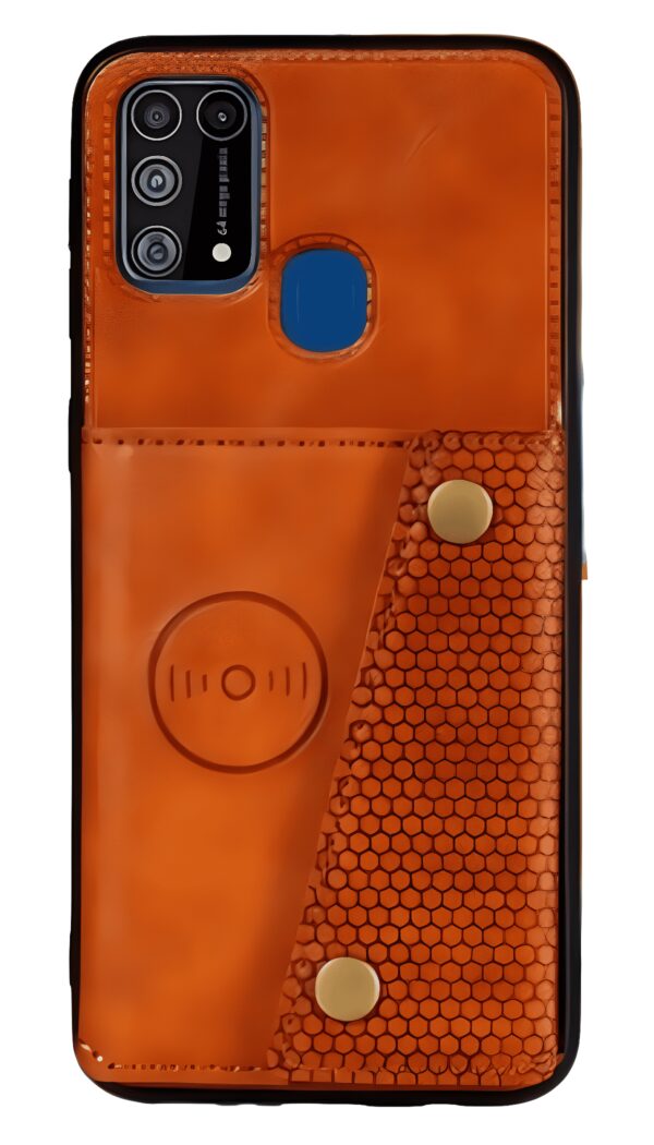 Forcell Samsung Galaxy M31 Shockproof Magnetic Θήκη Σιλικόνης - Brown