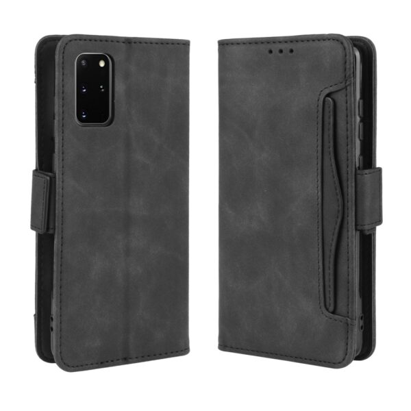 Θήκη Samsung Galaxy S20+ Βιβλίο Μαύρο Wallet Style Skin Feel Calf Pattern Case with Separate Card Slot Black