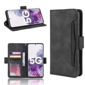 Θήκη Samsung Galaxy S20+ Βιβλίο Μαύρο Wallet Style Skin Feel Calf Pattern Case with Separate Card Slot Black