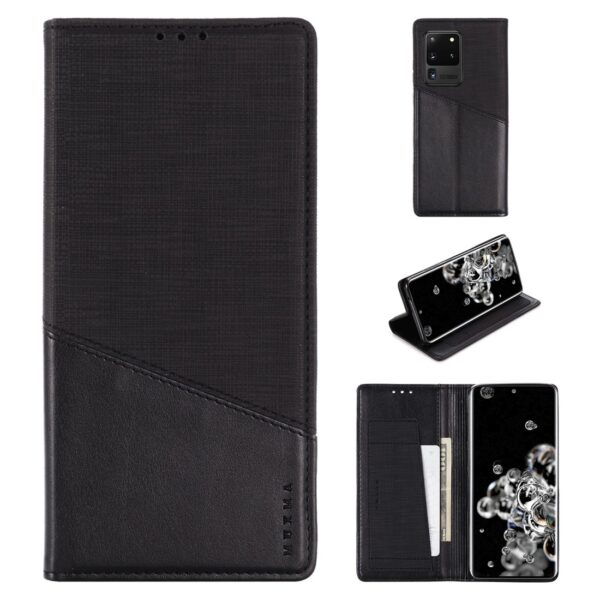 Θήκη Samsung Galaxy S20 Ultra Βιβλίο Μαύρο MUXMA MX109 Horizontal Flip Case with Holder & Card Slot & Wallet Black