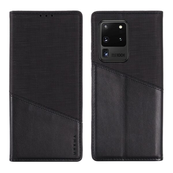 Θήκη Samsung Galaxy S20 Ultra Βιβλίο Μαύρο MUXMA MX109 Horizontal Flip Case with Holder & Card Slot & Wallet Black