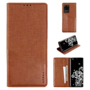 Θήκη Samsung Galaxy S20 Ultra Βιβλίο Καφέ MUXMA MX109 Horizontal Flip Case with Holder & Card Slot & Wallet Brown