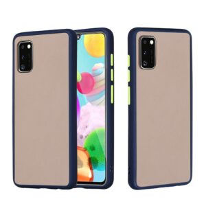 Θήκη Samsung Galaxy A41 Μπλε Skin Hand Feeling Series Shockproof Frosted PC+ TPU Protective Case Blue