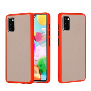 Θήκη Samsung Galaxy A41 Κόκκινη Skin Hand Feeling Series Shockproof Frosted PC+ TPU Protective Case Red