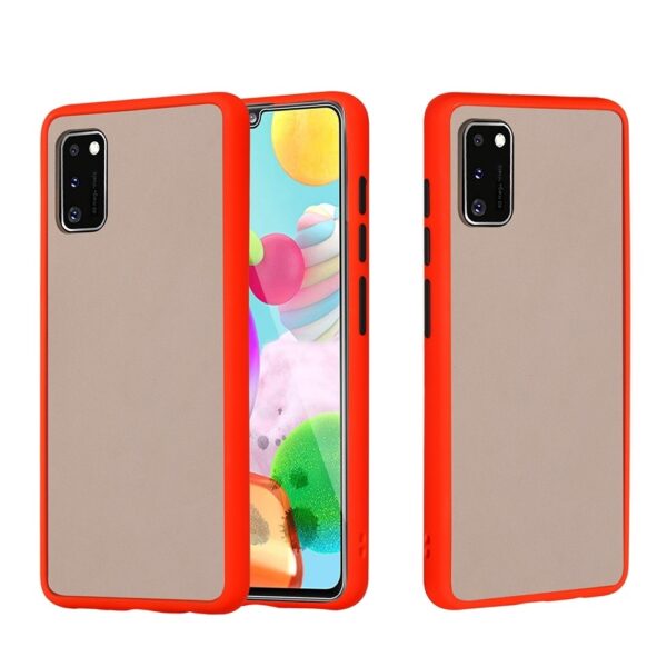 Θήκη Samsung Galaxy A41 Κόκκινη Skin Hand Feeling Series Shockproof Frosted PC+ TPU Protective Case Red