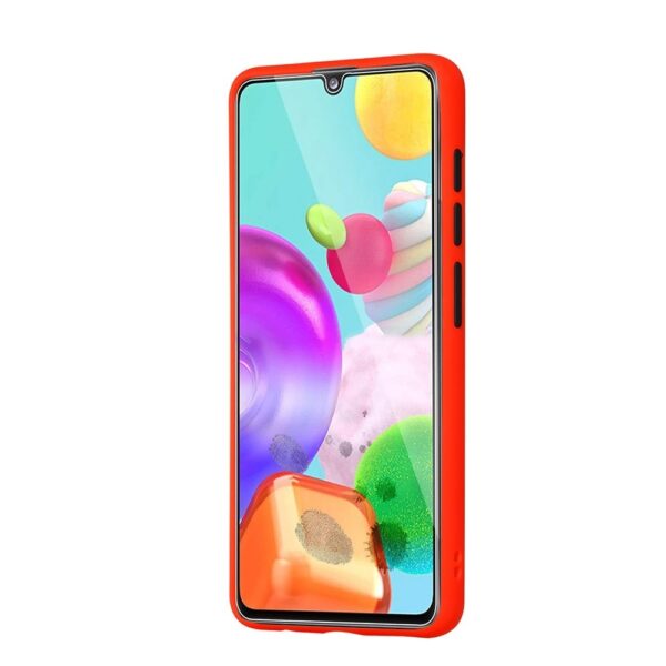 Θήκη Samsung Galaxy A41 Κόκκινη Skin Hand Feeling Series Shockproof Frosted PC+ TPU Protective Case Red
