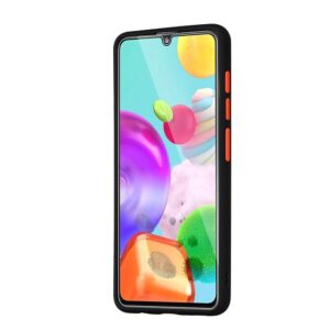 Θήκη Samsung Galaxy A41 Μαύρη Skin Hand Feeling Series Shockproof Frosted PC+ TPU Protective Case Black