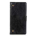Θήκη Samsung Galaxy M31 Βιβλίο Μαύρο Copper Buckle Nappa Texture Horizontal Flip Case with Holder & Card Slots & Wallet Black