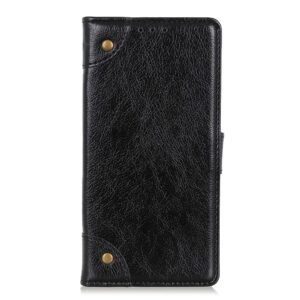Θήκη Samsung Galaxy M31 Βιβλίο Μαύρο Copper Buckle Nappa Texture Horizontal Flip Case with Holder & Card Slots & Wallet Black