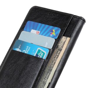 Θήκη Samsung Galaxy M31 Βιβλίο Μαύρο Copper Buckle Nappa Texture Horizontal Flip Case with Holder & Card Slots & Wallet Black