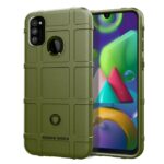 Θήκη Samsung Galaxy M31 Σιλικόνης Πράσινη Rugged Armor Square Full Coverage Shockproof TPU Case Green
