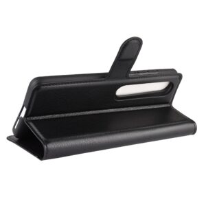 Θήκη Xiaomi Mi 10 / Mi 10 Pro Βιβλίο Μαύρο Litchi Texture Horizontal Flip Protective Case Black