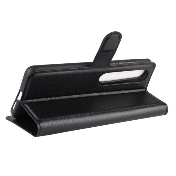 Θήκη Xiaomi Mi 10 / Mi 10 Pro Βιβλίο Μαύρο Litchi Texture Horizontal Flip Protective Case Black