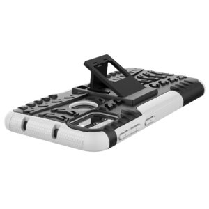 Θήκη Samsung Galaxy M31 / M21 Λευκή Tire Texture Shockproof TPU+PC Protective Case with Holder White