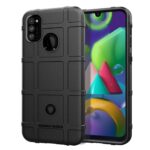Θήκη Samsung Galaxy M21 Σιλικόνης Μαύρη Rugged Armor Square Full Coverage Shockproof TPU Case Black