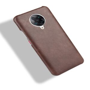 Σκληρή Θήκη Xiaomi Poco F2 Pro / Xiaomi Redmi K30 Pro Καφέ Shockproof Litchi Texture PC + PU Case Brown