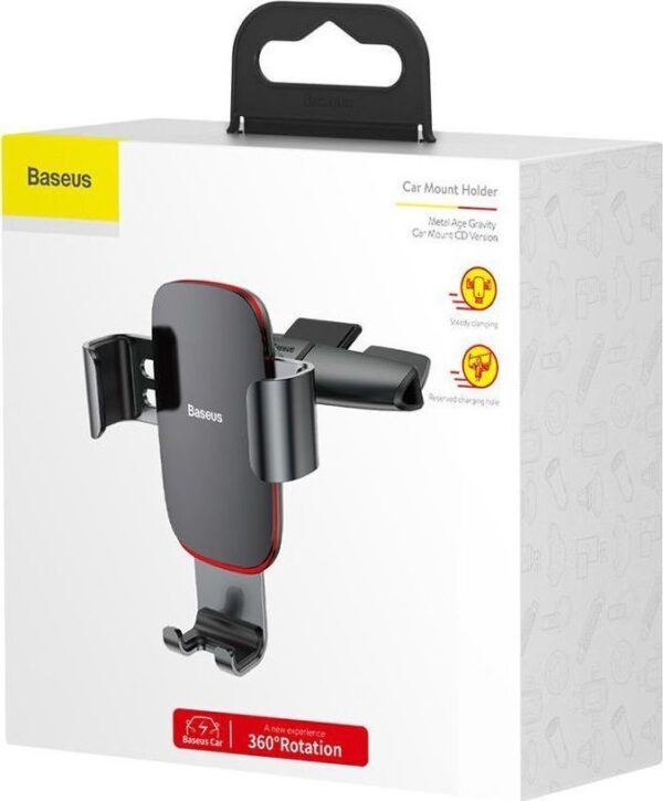 BASEUS βάση CD αυτοκινήτου Gravity Car Mount SUYL-J01, μαύρη