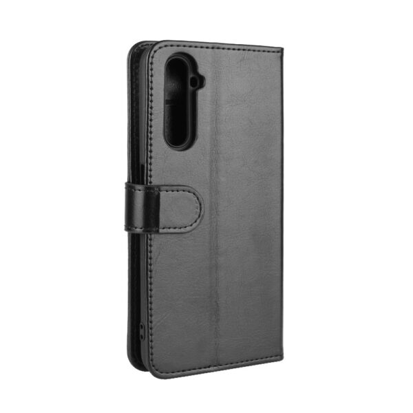 Θήκη Realme 6 Pro Βιβλίο Μαύρο R64 Texture Single Horizontal Flip Protective Case Black