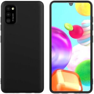 Θήκη Samsung Galaxy A41 Σιλικόνης Μαύρη Matt TPU Silicone Case Black
