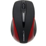 Esperanza Ενσύρματο Ποντίκι 3D Optical Mouse Sirius EM102R Black - Red (5905784767055)