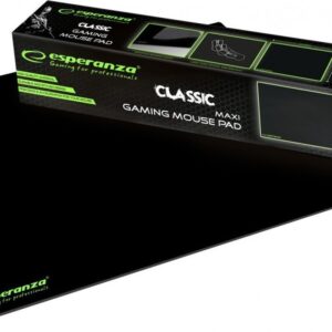 Esperanza Maxi Gaming Mousepad CLASSIC EGP103K Black (5901299928028)