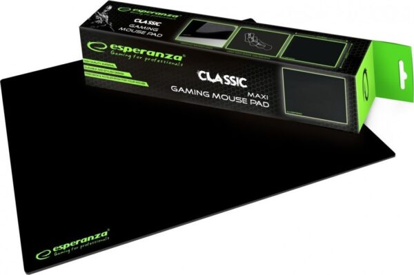 Esperanza Maxi Gaming Mousepad CLASSIC EGP103K Black (5901299928028)
