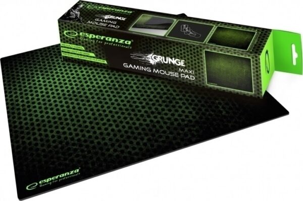 Esperanza Maxi Gaming Mousepad GRUNGE EGP103G Green (5901299928011)