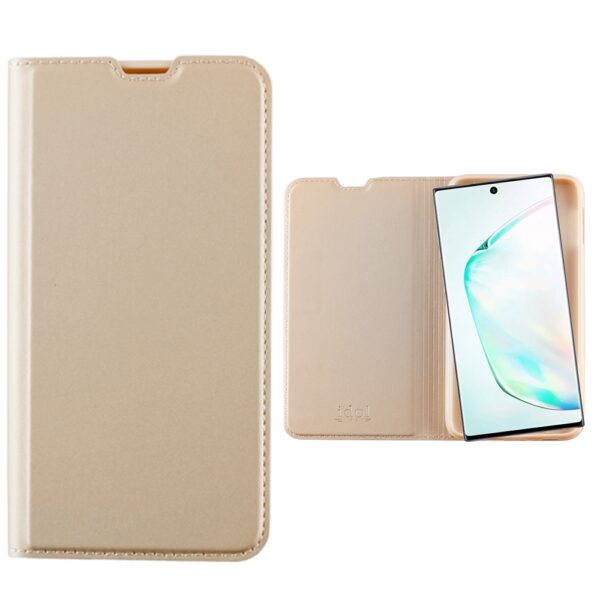 Θήκη Samsung Galaxy Note 10 Βιβλίο Χρυσό Idol 1991 Prime Magnet Book Stand Gold (5205308244322)