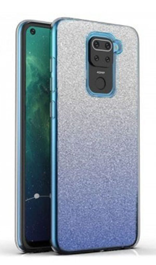 Forcell Xiaomi Redmi Note 9 Bling Θήκη Σιλικόνης - Blue
