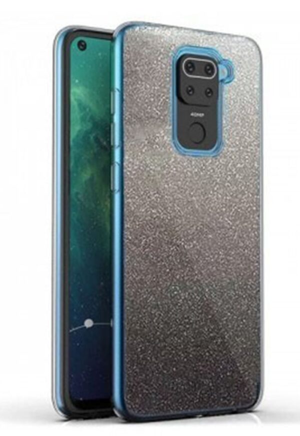 Forcell Xiaomi Redmi Note 9 Bling Θήκη Σιλικόνης - Black