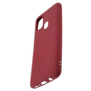 Forcell Samsung Galaxy M31 Slim Fit Liquid Θήκη Σιλικόνης - Bordeaux