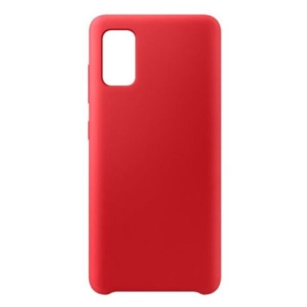 Vennus Samsung Galaxy A41 Real Smooth Θήκη Σιλικόνης - Red