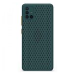 Forcell Samsung Galaxy A51 4G Breath Colored Buttons Θήκη Σιλικόνης - Green