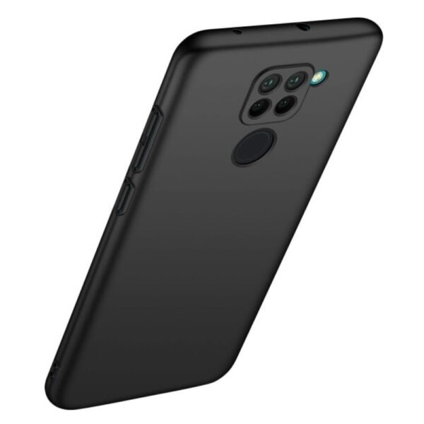 Forcell Xiaomi Redmi Note 9 Matt Θήκη Σιλικόνης - Black