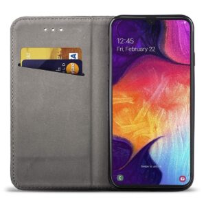 Tel1 Samsung Galaxy A21s Smart Magnet Θήκη Βιβλίο - Black