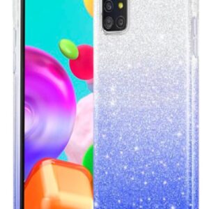 Forcell Samsung Galaxy A41 Bling Θήκη Σιλικόνης - Blue