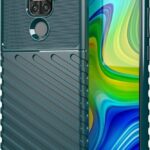 Θήκη Xiaomi Redmi Note 9 Σιλικόνης Πράσινη Thunderbolt Shockproof TPU Soft Case Green