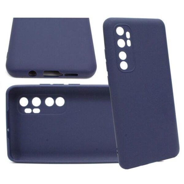 Θήκη Xiaomi Mi Note 10 Lite Σιλικόνης Μπλε Matt TPU Silicone Case Blue