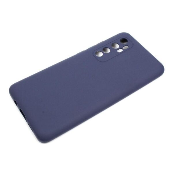 Θήκη Xiaomi Mi Note 10 Lite Σιλικόνης Μπλε Matt TPU Silicone Case Blue