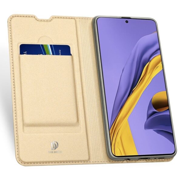 Θήκη Samsung Galaxy A51 4G Βιβλίο Χρυσό Dux Ducis Skin Pro Book Case Gold (6934913068267)