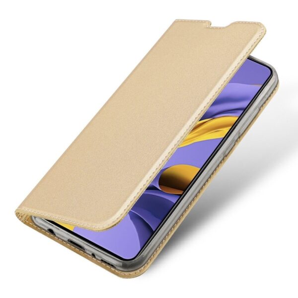 Θήκη Samsung Galaxy A51 4G Βιβλίο Χρυσό Dux Ducis Skin Pro Book Case Gold (6934913068267)